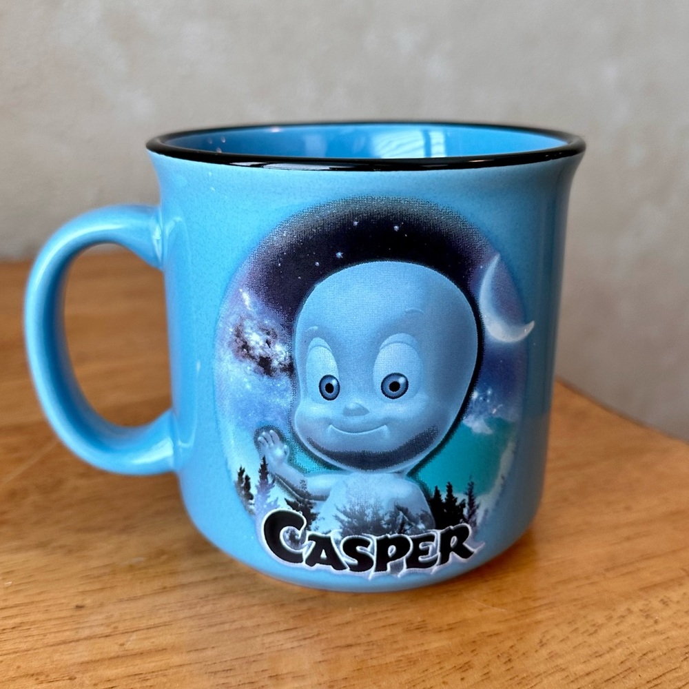 Casper the Friendly Ghost Double Sided Blue Ceramic Mug BRAND NEW!!